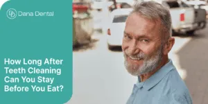 How long after teeth cleaning can you stay before you eat