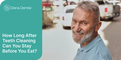 How long after teeth cleaning can you stay before you eat